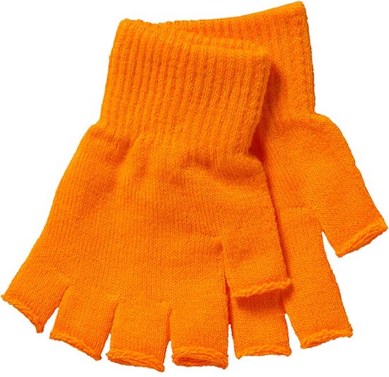 Gants sans doigts Kinder - Rouge-jaune-vert - Taille unique - Gants sans doigts enfants - Carnaval - Fête - Articles de fête - Apollo