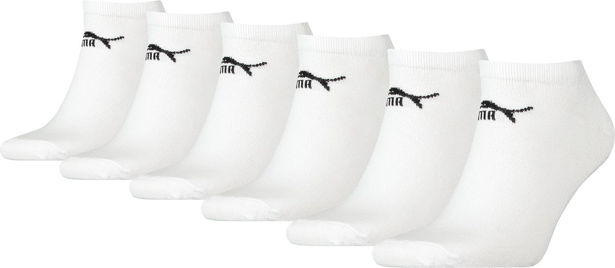 PUMA SOKKEN ELEMENTS SNEAKER 6-PACK 90798402 r Wit