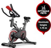 Bol.com Viper Sports Hometrainer fiets – Hometrainer Fitness - Professionele indoor bike met lage instap – Hoge Stabiliteit – V-... aanbieding
