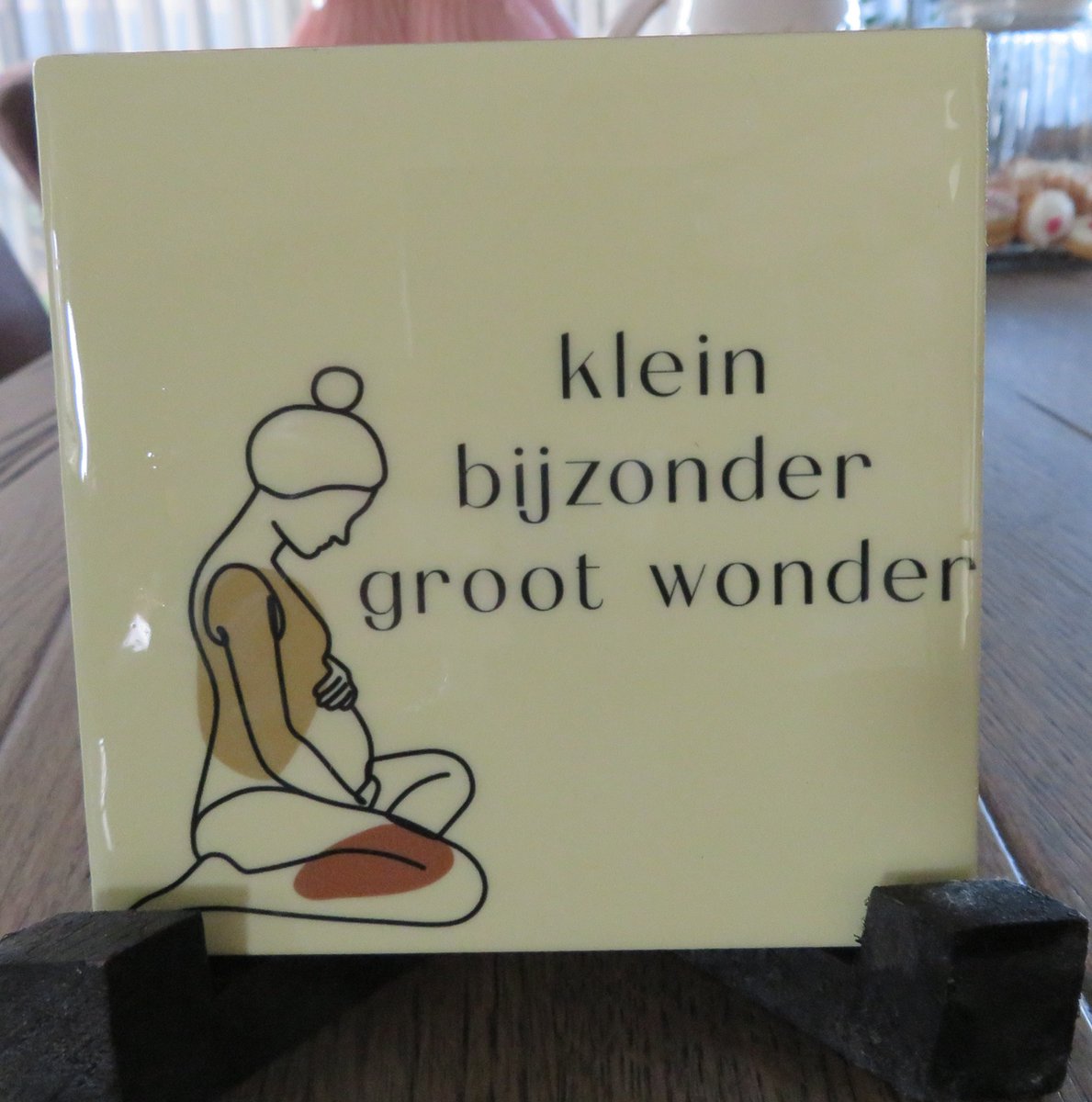 HomeBound by KY | Tegeltje - zwangerschap | tegeltje