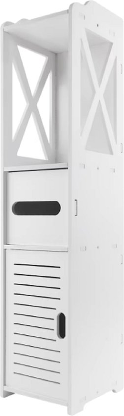 Kleine Toiletruimte Met Witte Trapspoel En Op De Wand Gemonteerde Toiletpapierhouder Toiletinterieur Dekblad Geweven Lade Hangende Image240761467