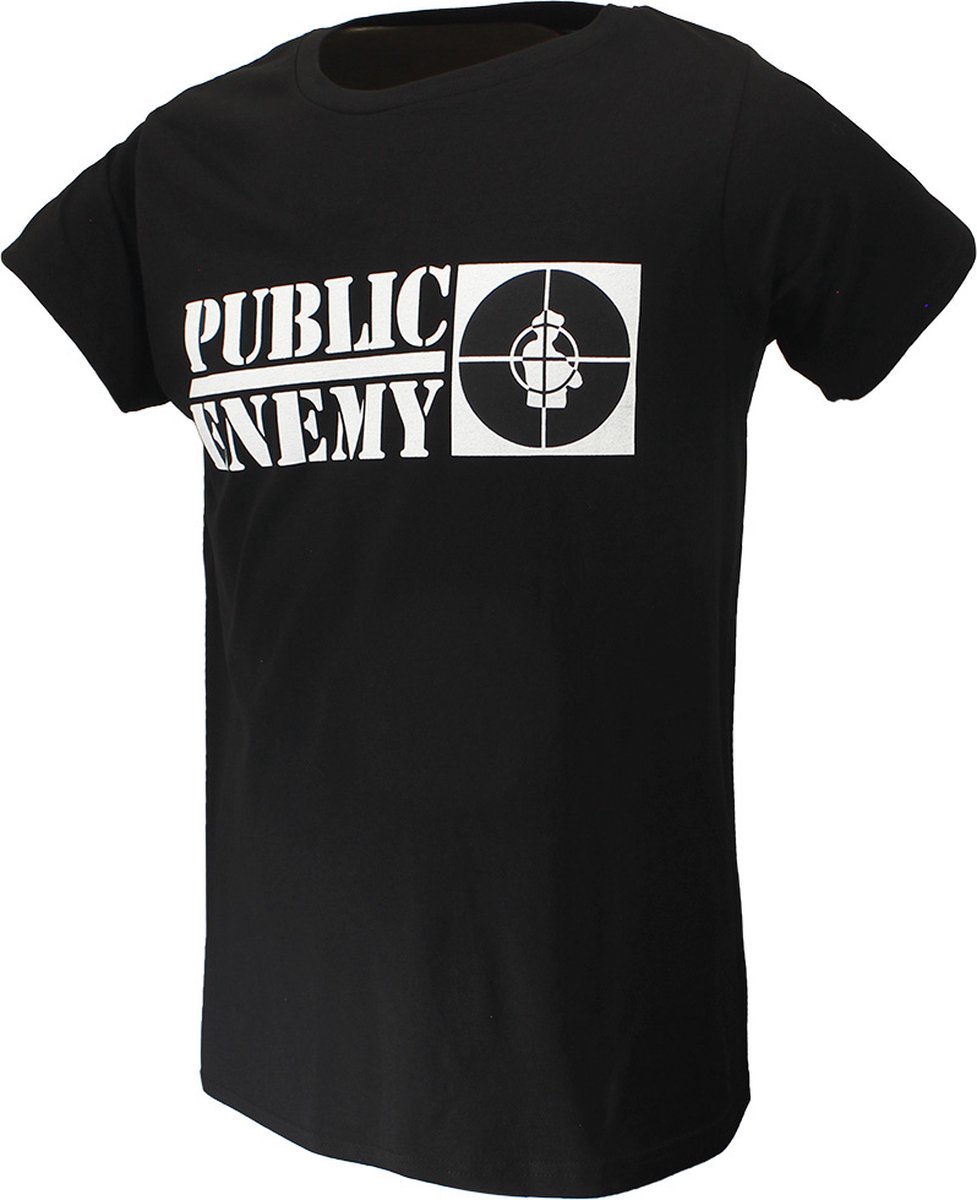 Public Enemy Crosshairs Logo T-Shirt - Officiële Merchandise - XL