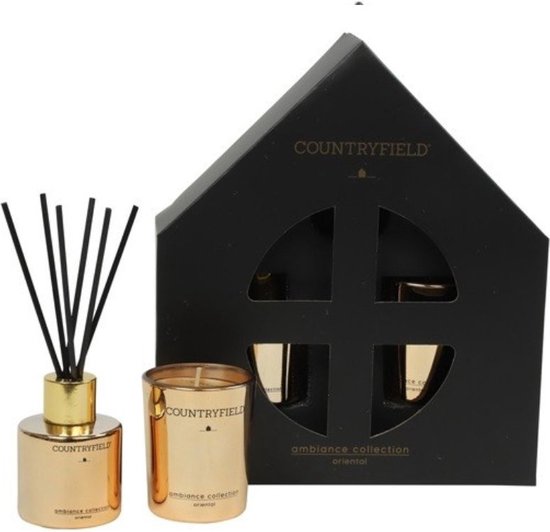 Countryfield Candle Oriental Giftbox Geurstokje en kaars