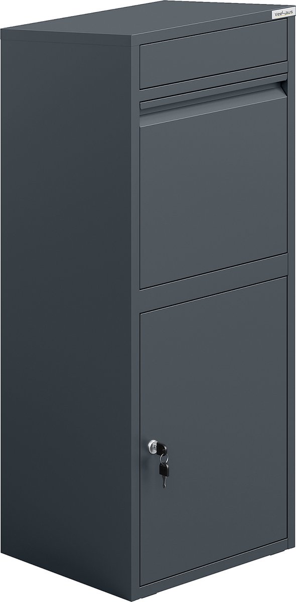 Grote Pakketbrievenbus XXL – Hoog Formaat 99 cm – Metaal – Veehaus Tikelia