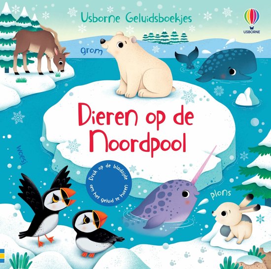 Foto: Usborne geluidsboekjes 1 dieren op de noordpool