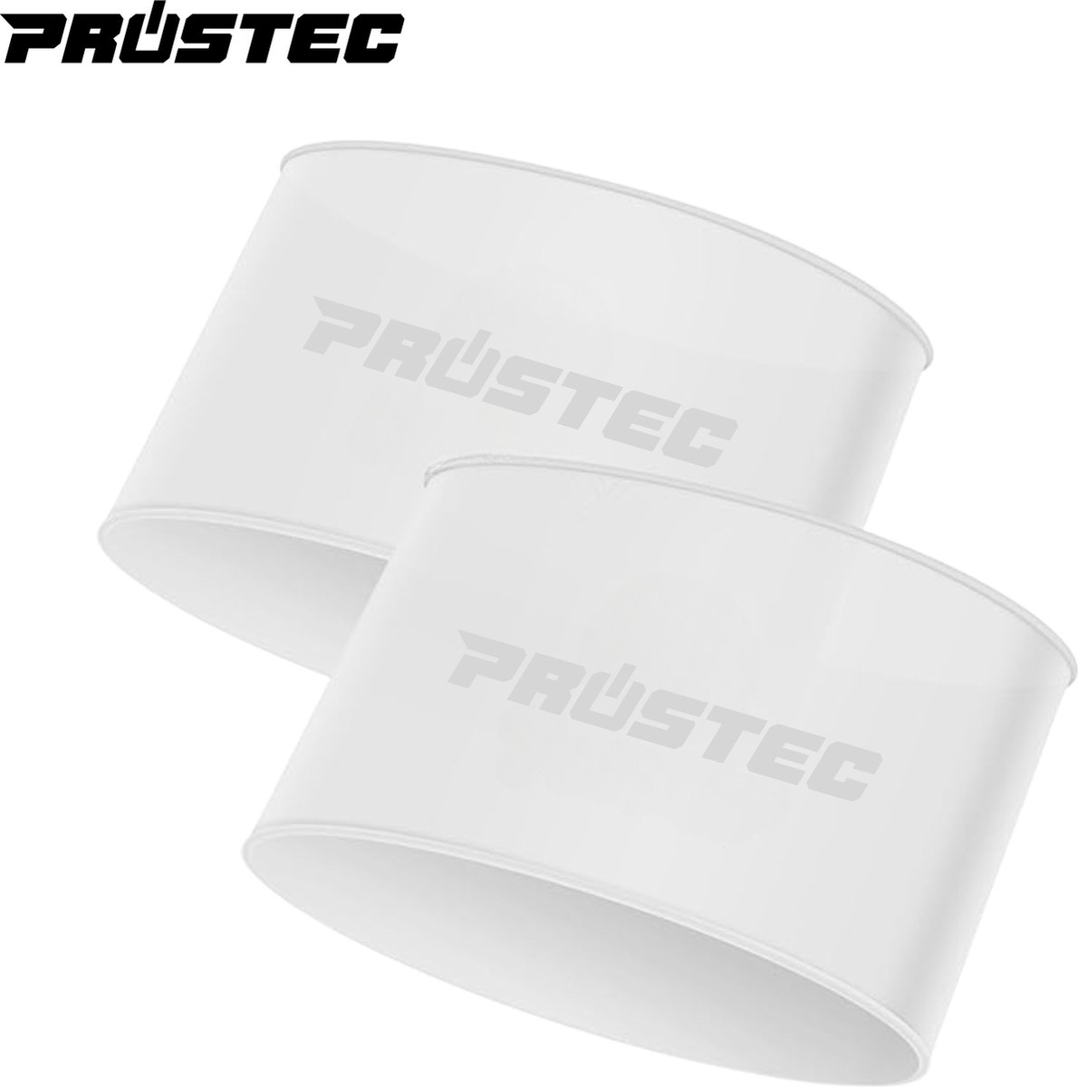 Prostec Scheenbeschermer Bandjes – Scheenbeschermer Houder – Guard Stay – Sokophouder Voetbal - Anti Slip – Siliconen – One Size - Wit