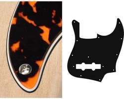 Boston JB-310-WCO pickguard, Jocker bass, standard, 3 ply, wildcat orange