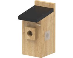 Eramic Vogelhuisje met Camera Wifi Draadloos - Zonnenpanelen voor Foto en Video - Vogelvoederhuisje - 1080HD en 100 graden - Vogel - Vogelhuiscamera