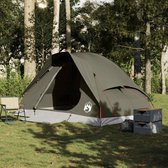 vidaXL - Koepeltent - 4-persoons - waterdicht - bruin