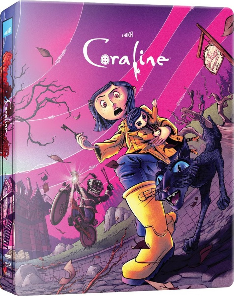 Coraline - 4K Ultra HD - Blu-ray - Steelbook-