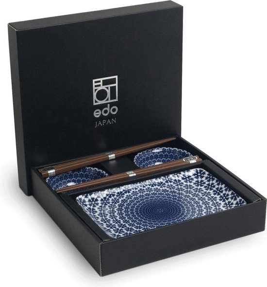 Edo Japan | ARCEN | Japanse Sushi Servies Set | 6-Delig | 2 Persoons ...
