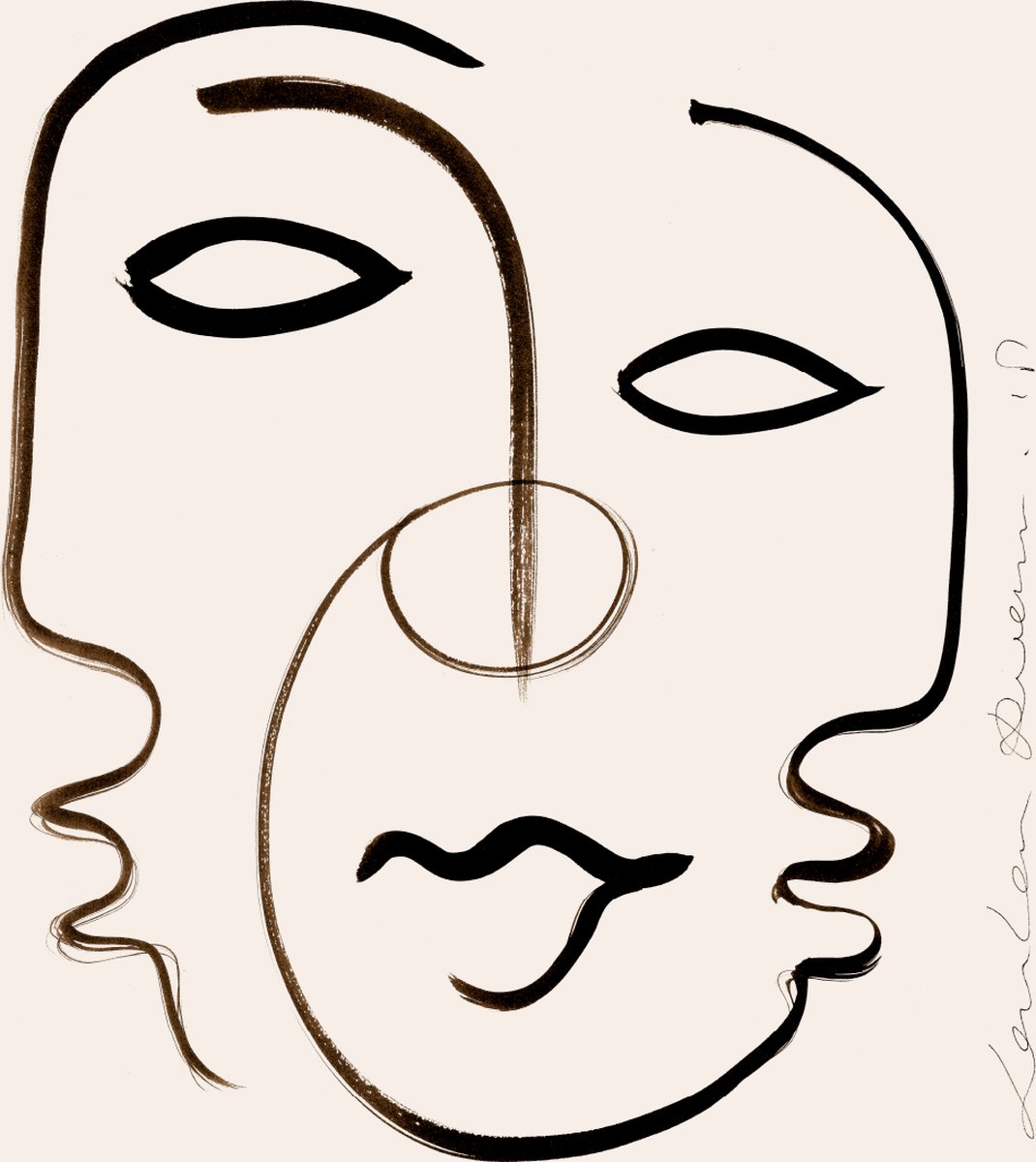 Paper Collective Loulou Avenue - We Are One 30x40cm - excl. kader