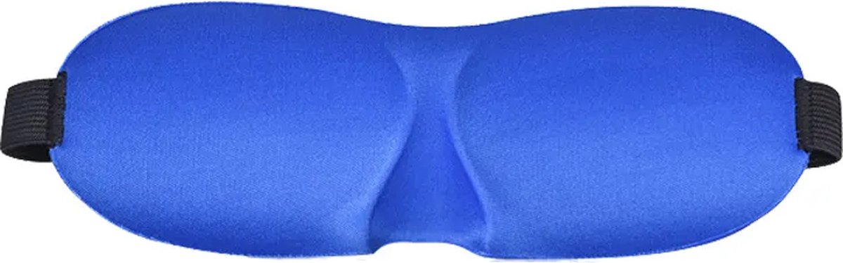Masque De Sommeil 3D Bleu – Masque Yeux Moulé Pour Voyage Et Sommeil