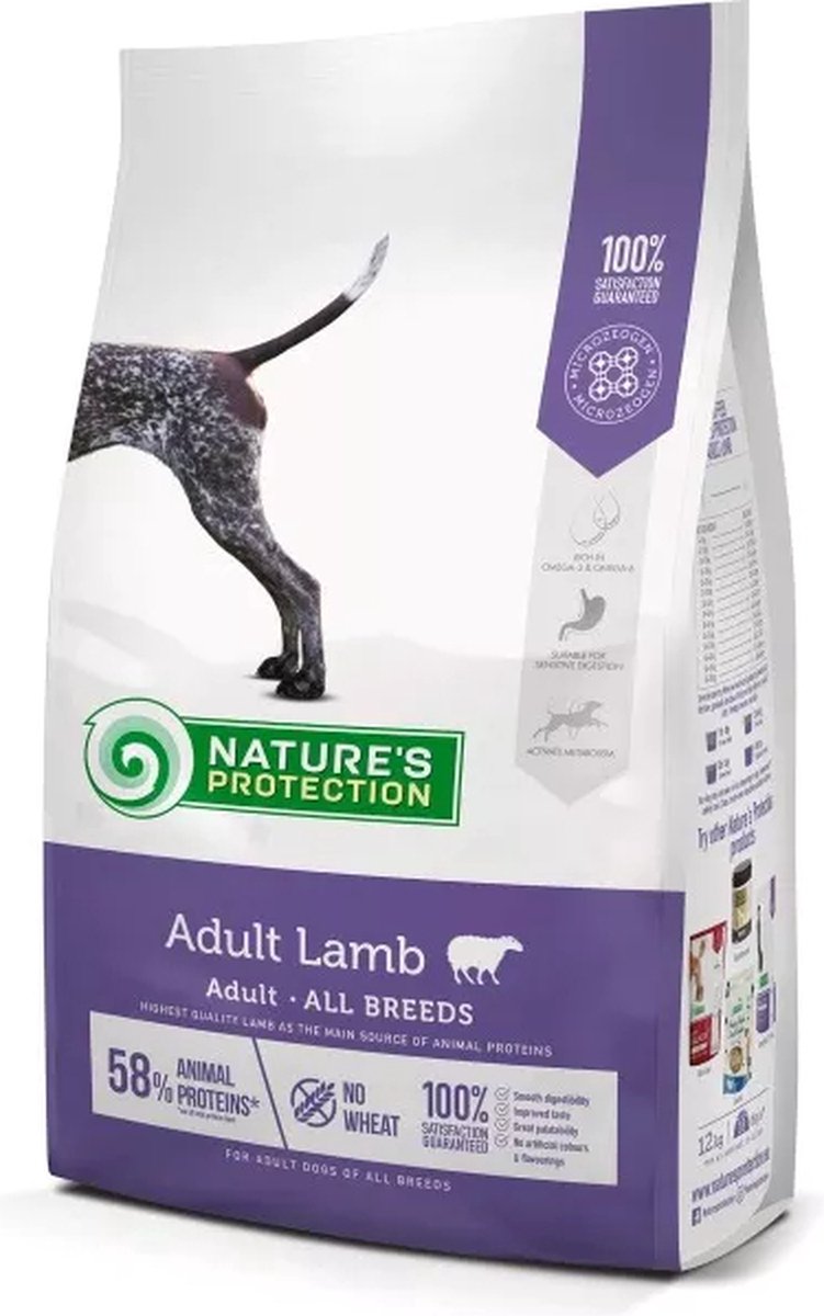 Nature's Protection Nature's Protection Super Premium - HOND - Alle rassen - Adult - met lam - 18kg