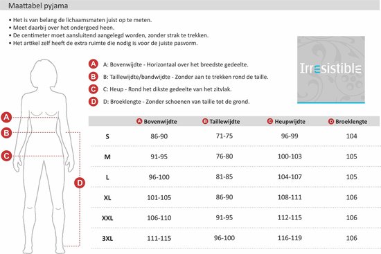Pyjama Irresistible Femme Bleu Tailles: XL