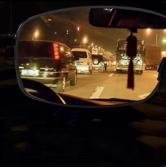 Nachtzichtbril - Night Vision - Nachtblind Bril - Nachtbril - Bril geel glas van Zanomi — afbeelding 2