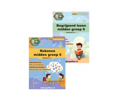 CITO oefenboek rekenen en begrijpend lezen voordeelset midden groep 6 - de bijlesjuffen - bijles - basisschool - meer dan 200 opdrachten!
