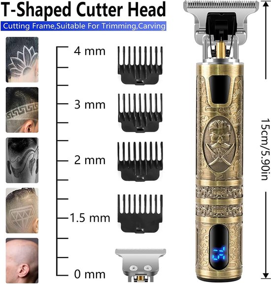 Kemei Tondeuse - KM 700H - Draadloze Tondeuse - Professionele tondeuse - Haren Millimeteren - Contouren - Haren Scheren - Kapper Tondeuse - Kapper Kwaliteit - Baard Trimmer - Haar Trimmer - Beard and Hair Trimmer