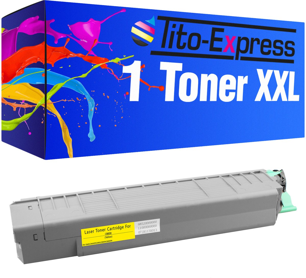 toner yellow alternatief voor Oki C9600 PlatinumSerie® XXL