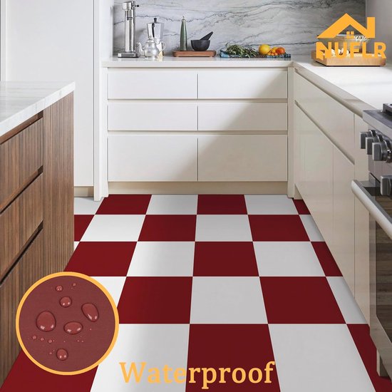 Vinylvloer Peel And Stick Tegels 30x30cm - Zelfklevende Vintage Vloertegels Voor Woonkamer En Badkamer (8 Stuks)