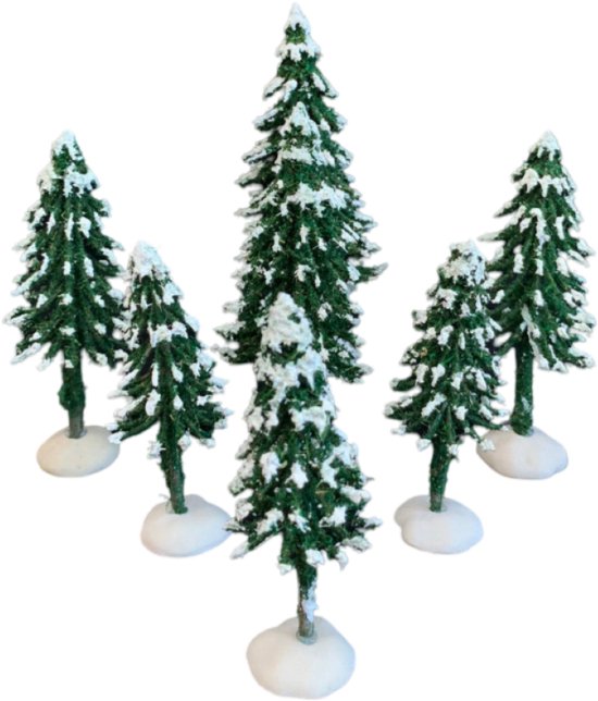 Assortie Besneeuwde Dennenboompjes