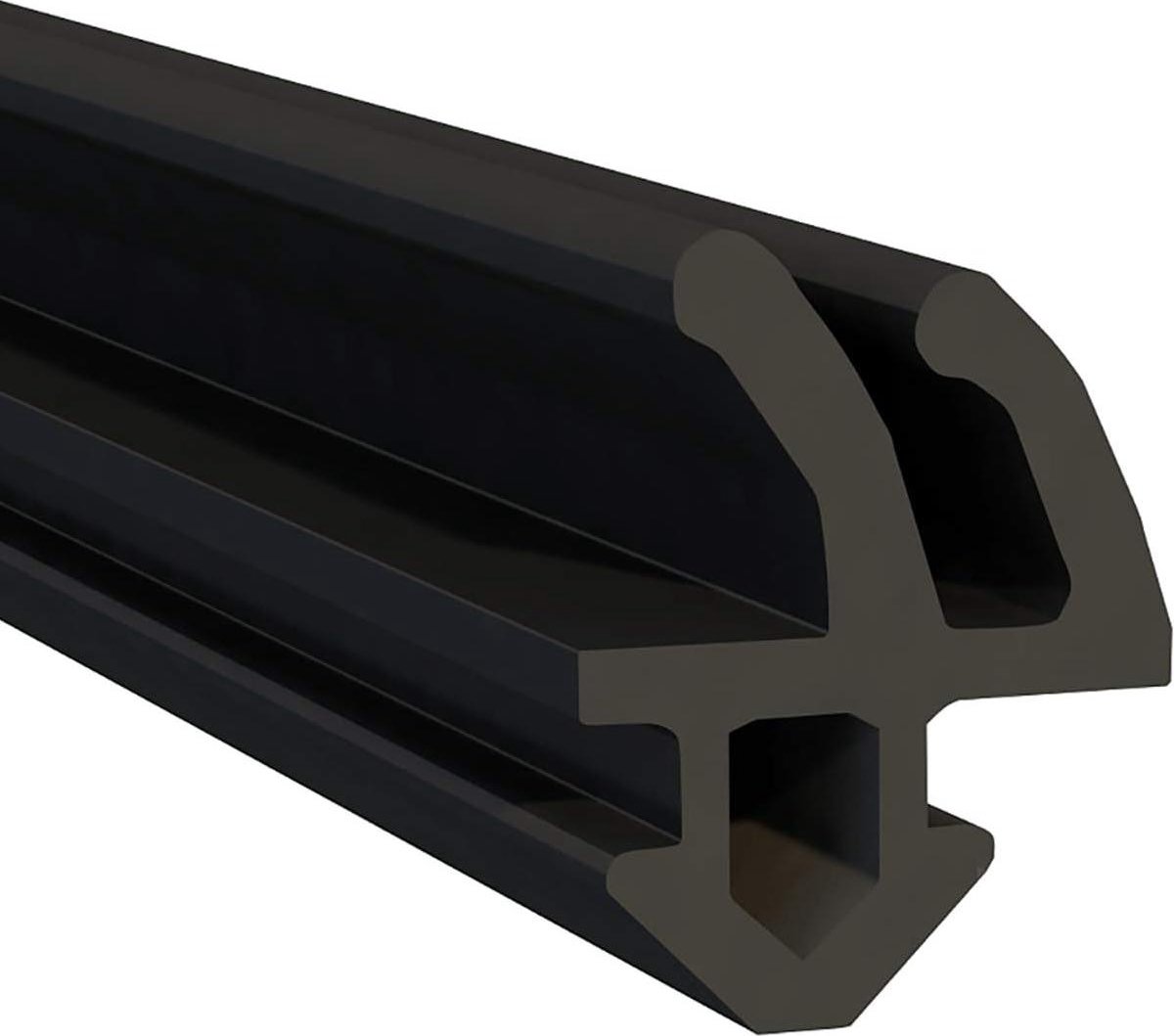 Rehau raamafdichting zwarter rubberen afdichtingstape - kunststof afdichtingen - aluminium profielafdichting - voor pvc ramen en deuren - 50 m