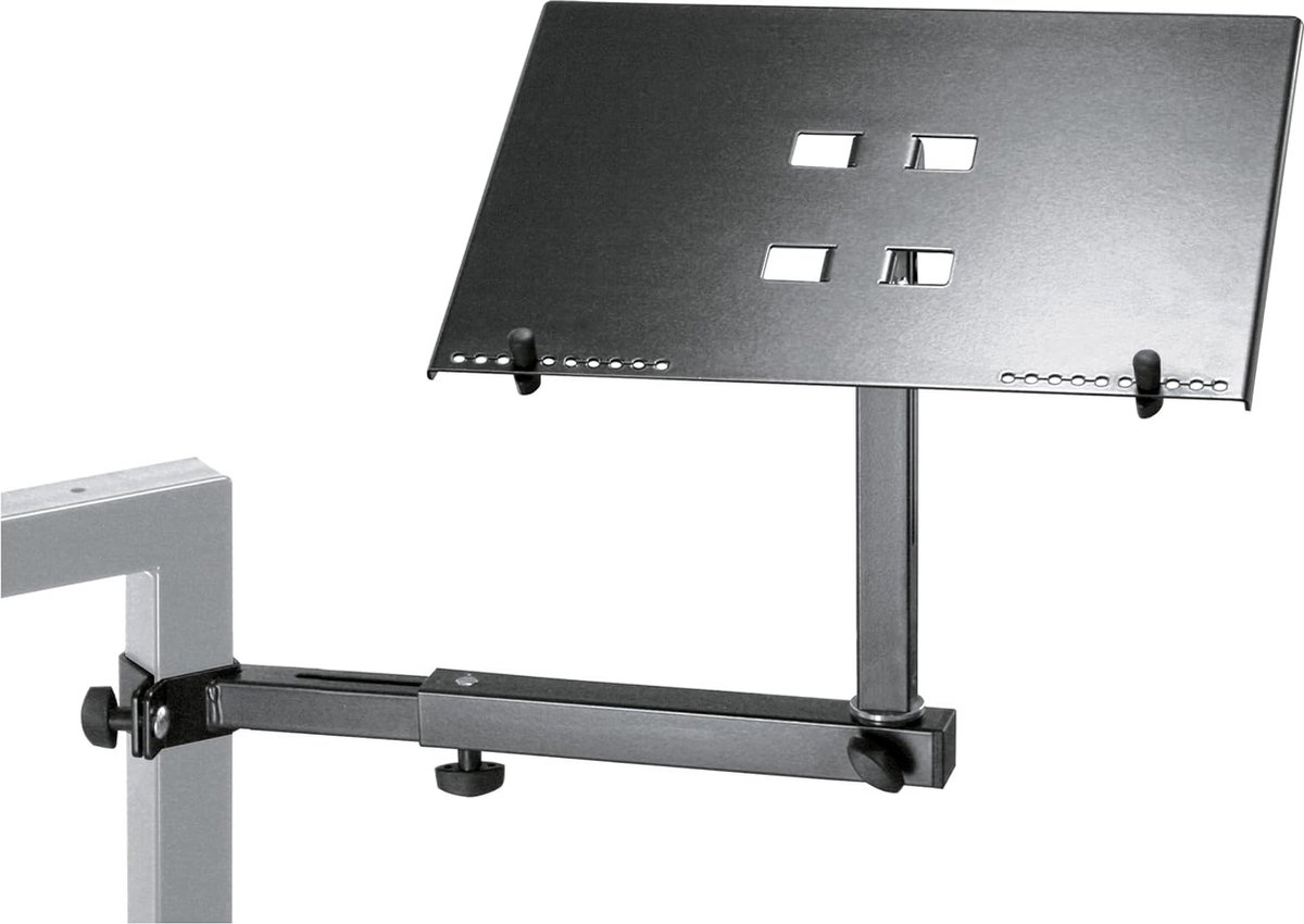 Goodivery ® Stijlvolle Laptop Houder voor Toetsenbordtafels met Verstelbare Draaibare Arm en Eenvoudige Montage