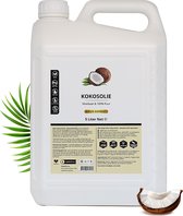 Kokosolie MCT 5 Liter Voordeelverpakking | 100% Puur en Vloeibaar | Food Grade Kwaliteit MCT Kokos Olie voor Haar, Huid en Lichaam