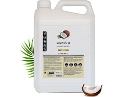 Kokosolie MCT 5 Liter Voordeelverpakking | 100% Puur en Vloeibaar | Food Grade Kwaliteit MCT Kokos Olie voor Haar, Huid en Lichaam