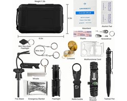 18 in 1 Survival Kit - Multitool - Noodpakket
