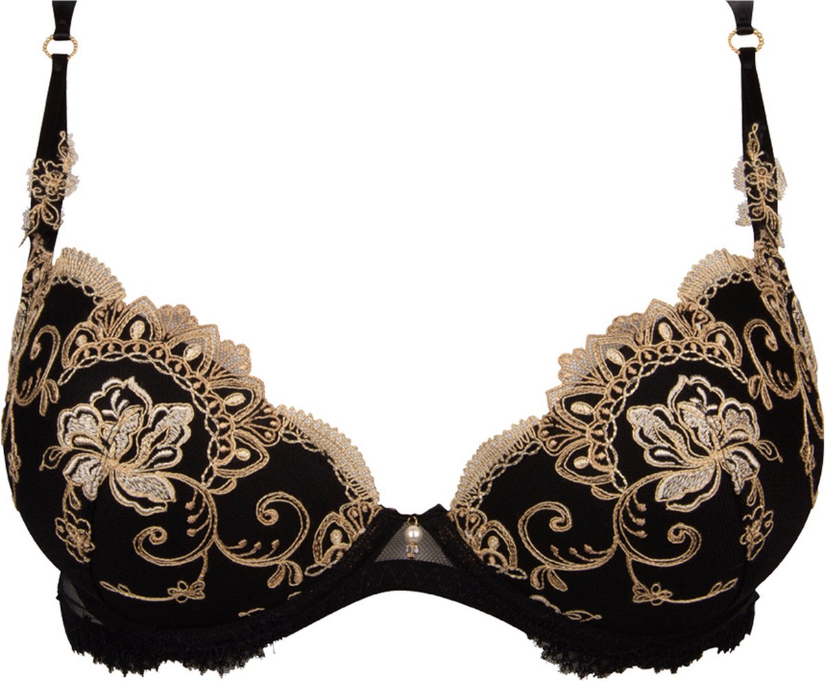 Lise Charmel Voorgevormde BH - Deesse en Glam - Zwart Goud - EU 70E / FR