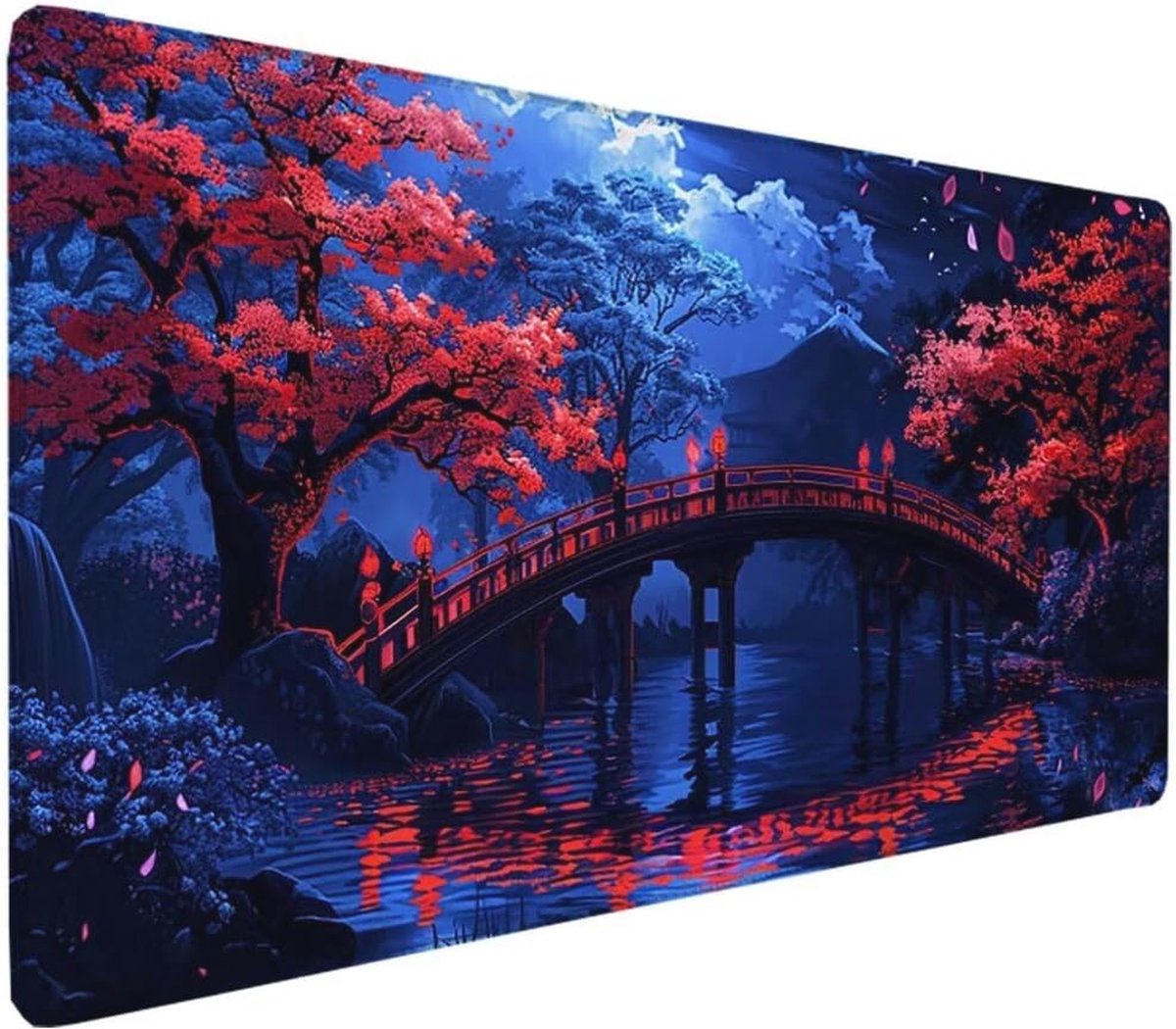 Grote Zwarte Gaming Muismat XXL 700x300mm - Waterdichte Bureaumat met Antislip Basis