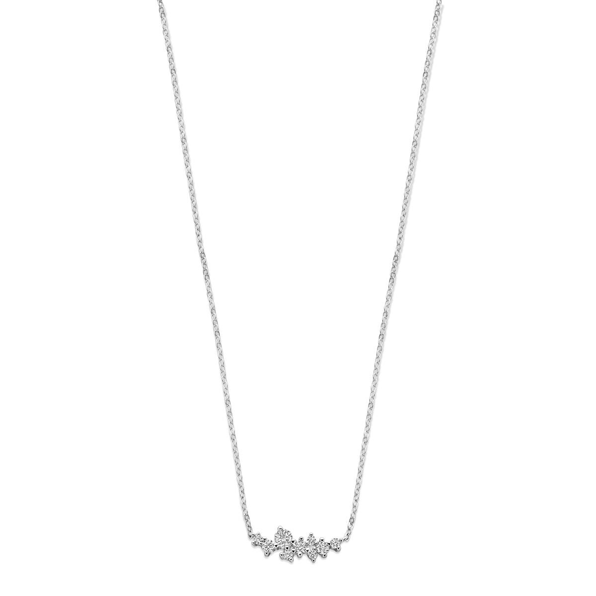 Collier zirkonia 42 + 3 cm