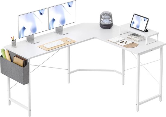 CubiCubi Gaming L-vormig bureau Computer Corner Desk, 130 * 130cm Home Office Gaming Desk