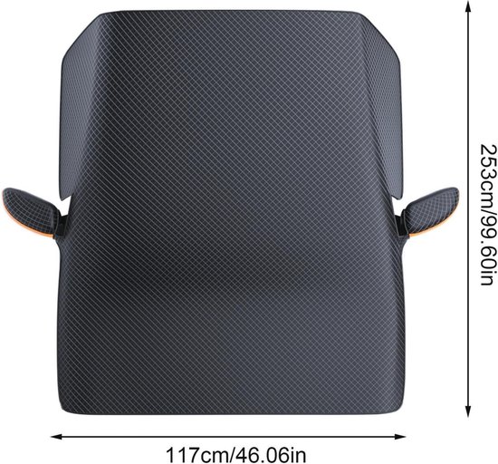 Kit d'isolation de vitres de voiture pour la protection hivernale | Housse de pare-brise magnétique pour l'été et l'hiver