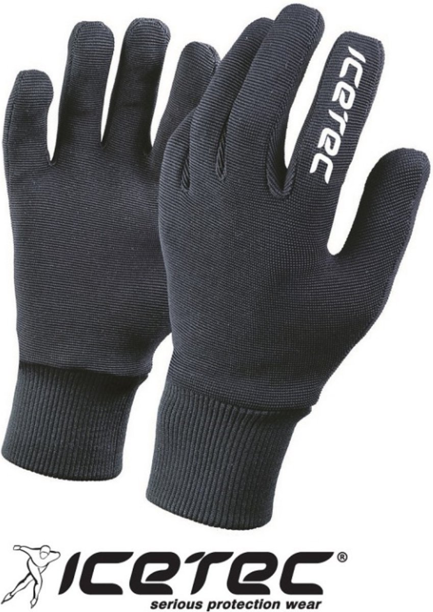 Icetec | Snijvaste Schaatshandschoenen - Zwart - S
