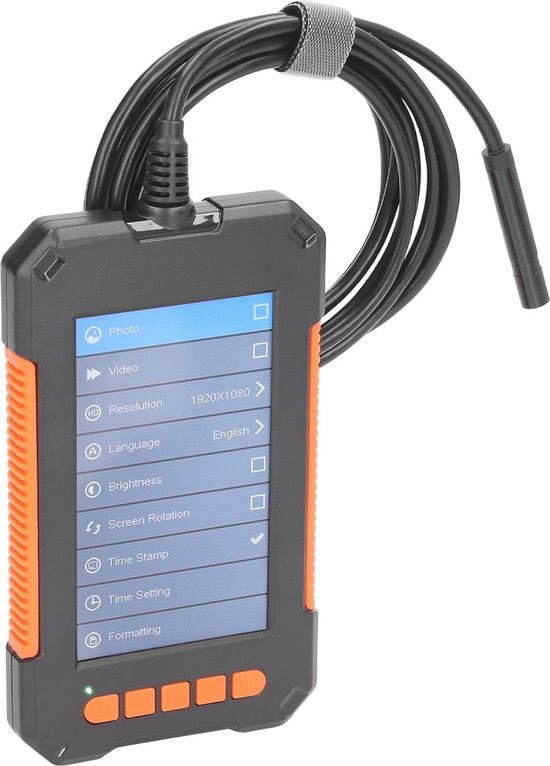 Caméra Endoscopique 1080p Avec écran 4,3" - Câble 10 M étanche IP67 - Pour Inspection Mécanique, Plomberie, Automobile