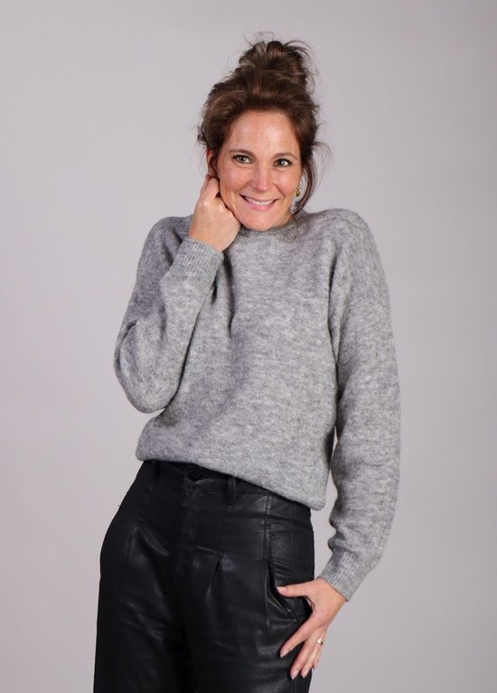 Pull gris en maille fine à col rond Festina Hope MSCH Copenhagen