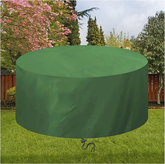 Grande Housse de Table de Jardin Ronde 420D pour Patio extérieur Pour