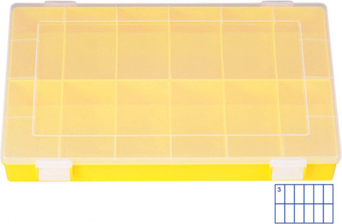 Hünersdorff Assortimentsdoos (l x b x h) 335 x 225 x 55 mm Aantal vakken: 12 Vaste onderverdeling 1 stuk(s)