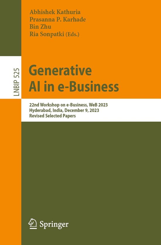Springer Nature Proceedings Computer Science - Generative AI ... - cover