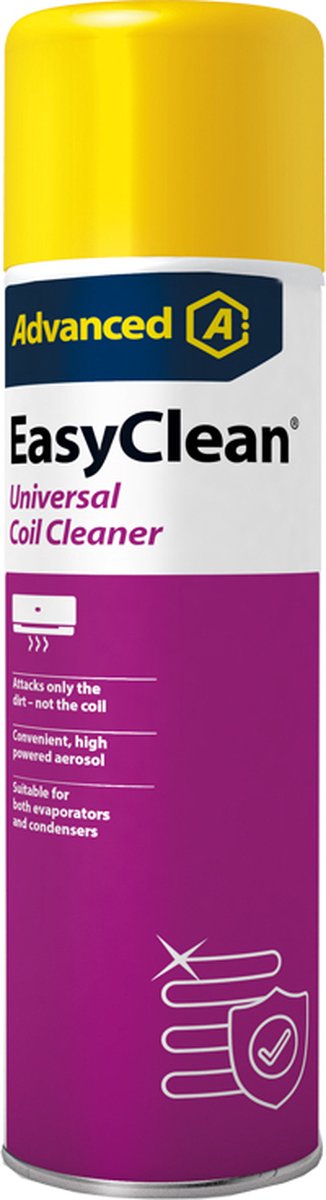 Advanced EasyClean universele verdamper en condensor reiniger in spuitbus van 600 ml (paars)