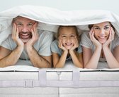 W&Z® Matraswig met Band Bedbinder - Liefdesbrug - Tussenstuk voor Matrassen -- Matraswiggen -200x30x8cm T stuk