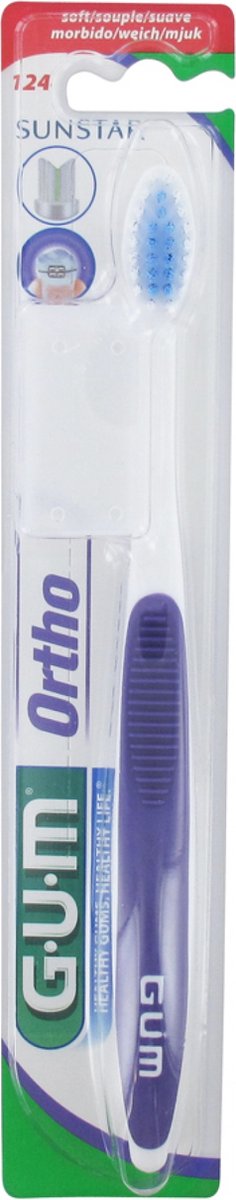 Goedkoopste GUM Ortho 124 Tandenborstel (Kleur Violet