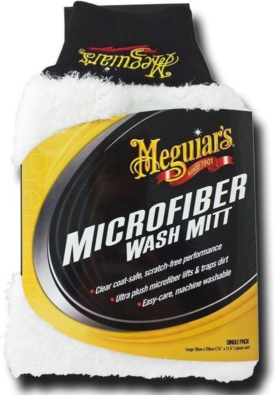 Meguiar's Super Thick Microfibre Washandschoen