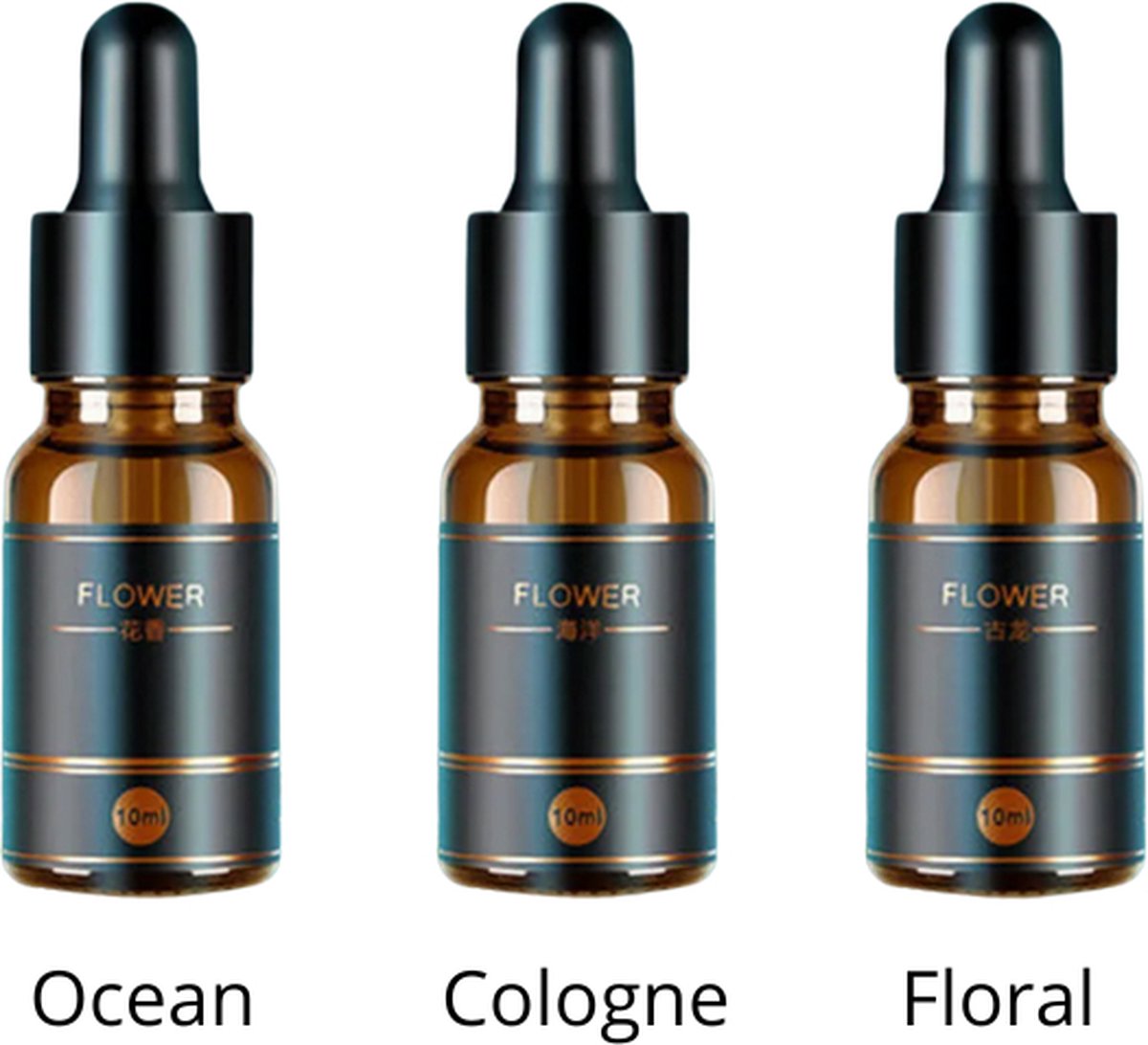 Goedkoopste DrPhone EvoMist DriveScent Oliset – 3 Geuren – Oceaan Flavor – Cologne Flavor – Florale Geur – Geschikt Voor DrPhone EvoMist DriveScent Luchtverspreider voor Auto