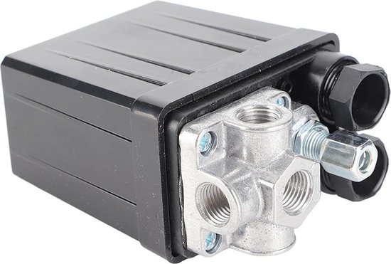 Luchtcompressor, drukschakelaar compressor 12 bar, manometer luchtcompressor, drukventielschakelaar voor reductieschakelaar regelklep regelaar