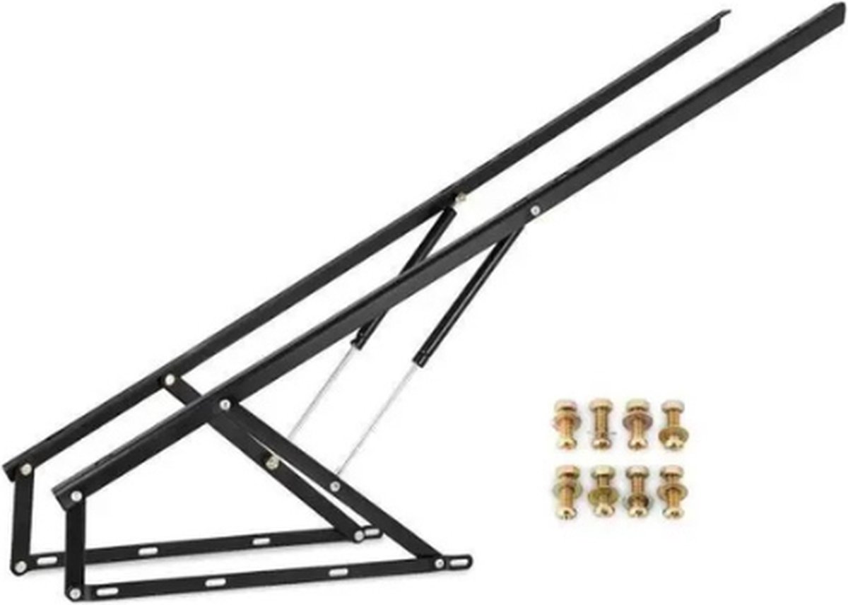 Goedkoopste MazrekuHome® - Tillift - Lift Mechanisme Zware Gasveer - Opslag Lift Kit Box - Set van 2 stuks - Lengte = 152 cm