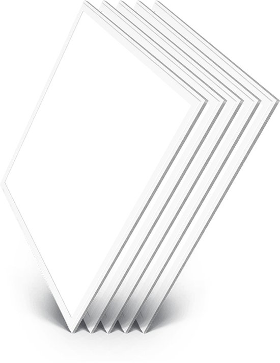 BRAYTRON - LED Paneel - 60x60cm - Aanpasbare lichtkleur CCT 3000K/4000K/6500K -...