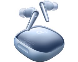Soundcore Liberty 4 Pro by Anker, draadloze oordopjes met iruisonderdrukking, 7 sensoren, realtime adaptieve ruisonderdrukking, 2x sneller opladen, hifi-muziek op studioniveau,6microfoons en Al